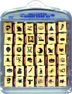 Halloween rubber stamps pictures