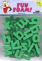 Fun Foam EVA alphabet